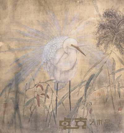 江宏伟 丁丑（1997）年作 孔雀 镜心 48×44.5cm